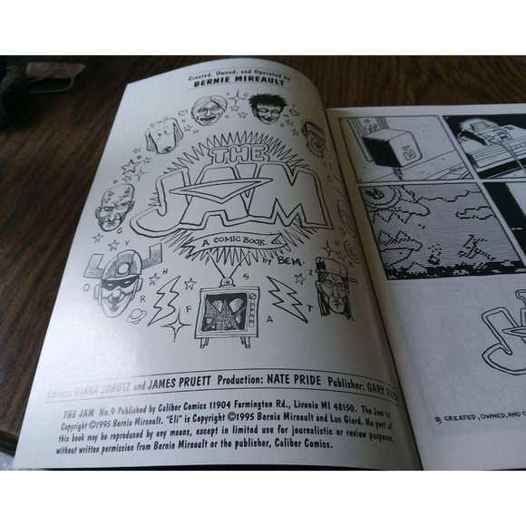 The Jam Urban Adventure #9 (1995 Caliber Comics) - Picture 3 of 3